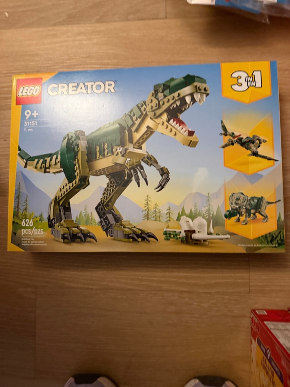 Lego Creator Green and Tan T. rex 3-in-1 Building Model